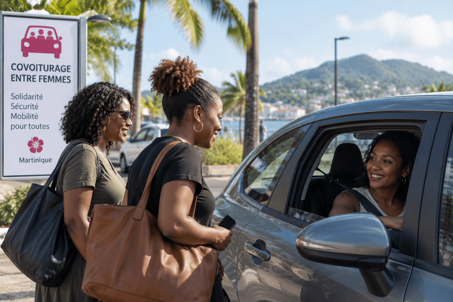 Martinique : plus de 600 femmes s’organisent pour covoiturer en sécurité